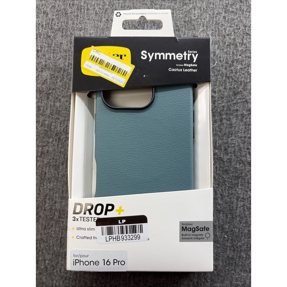 OtterBox Apple iPhone 16 Pro Symmetry Cactus Leather Series Case with MagSafe